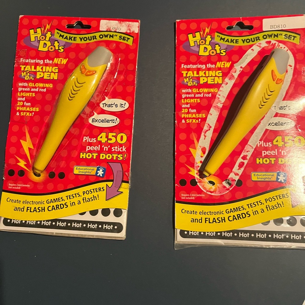 Hot Dots Educational Insights Talking pen and dots (2 sets)